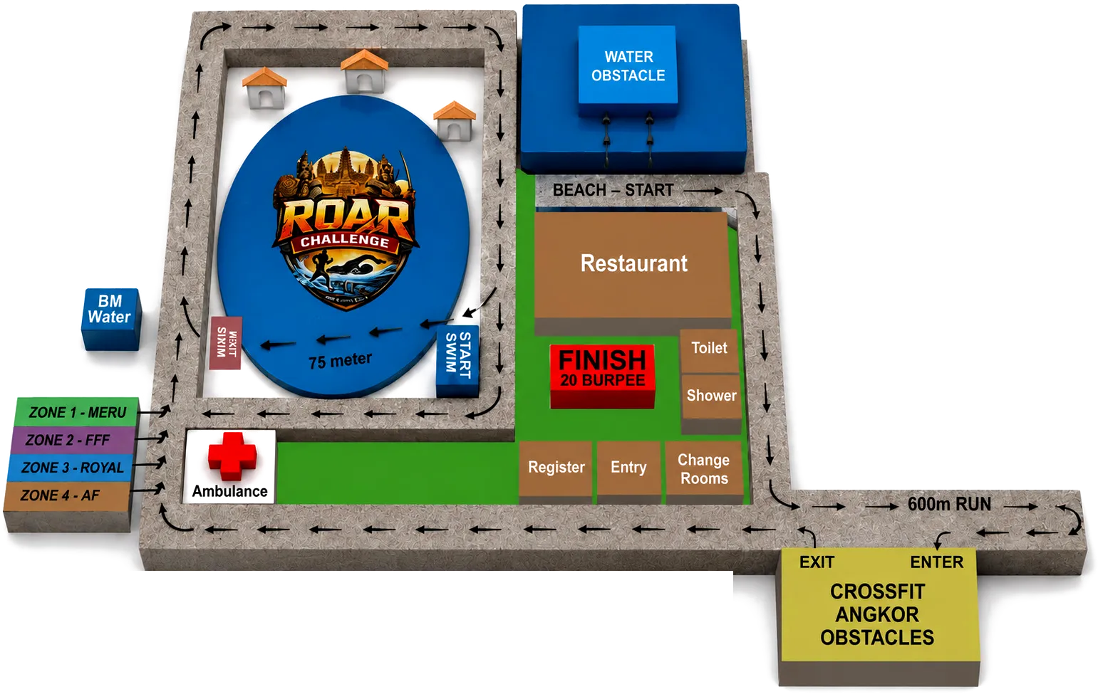 ROAR Course Map